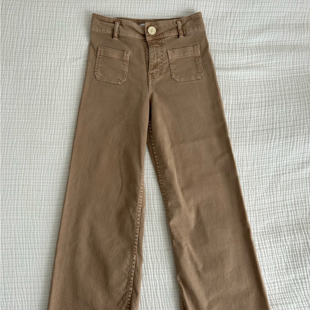 Zara Tan Marine Pant Jeans